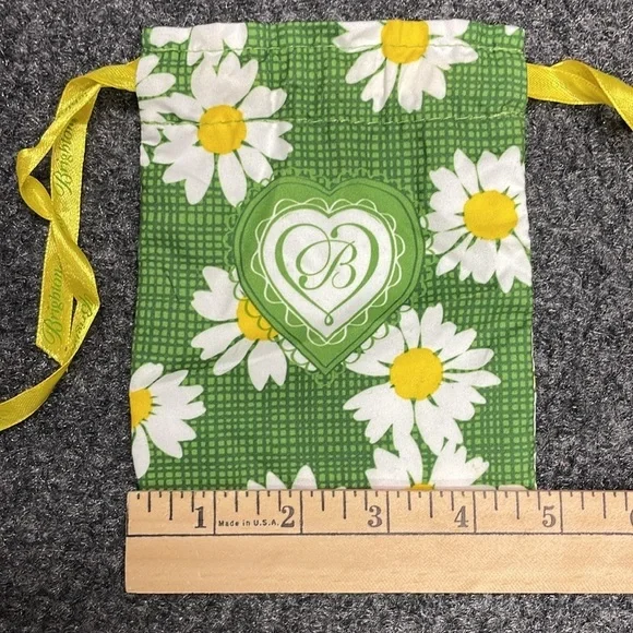Brighton Yellow Daisy Drawstring Jewelry Dust Bag - Picture 5 of 5